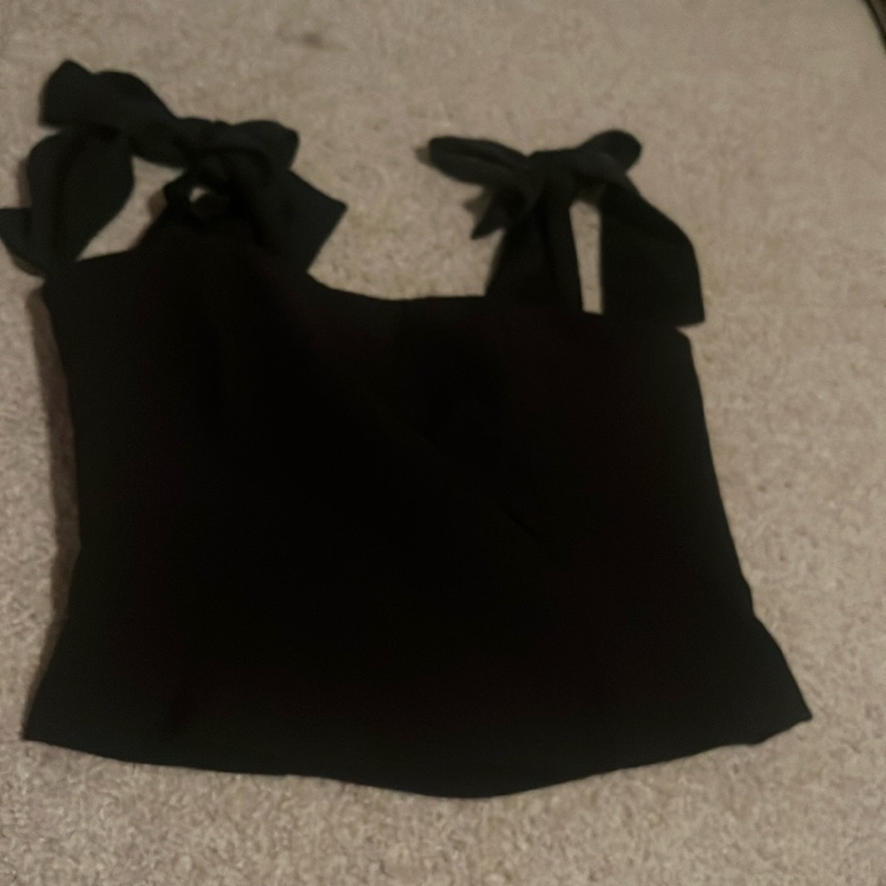 black corset top
